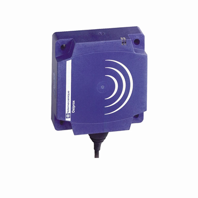 Flat inductive sensor 1NO 24V DC cable 2m