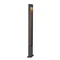 FLAT POLE 100 Outdoor bollard 10W 400lm 3000K/4000K IP65 brown
