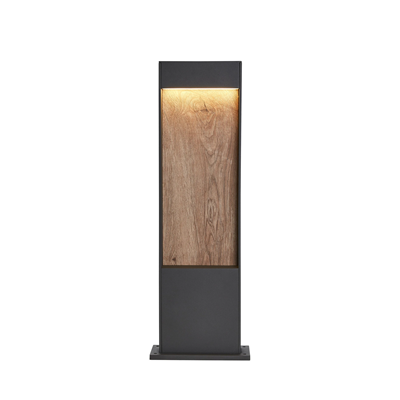 FLAT POLE 65 Outdoor bollard 10W 400lm 3000K/4000K IP65 brown