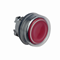 Flat pushbutton Ø22 red self-return without backlight round metal