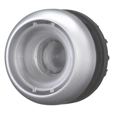 Flat pushbutton with spring return, M22-D-X