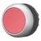 Flat pushbutton with spring return, red color, M22-D-R