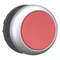 Flat pushbutton with spring return, red color, M22-D-R
