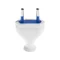 Flat removable plug 2.5A/250V II insulated class WHITE