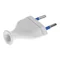 Flat removable plug 2.5A/250V II insulated class WHITE
