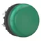Flat signal lamp head, green, M22-L-G