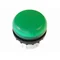 Flat signal lamp head, green, M22-L-G