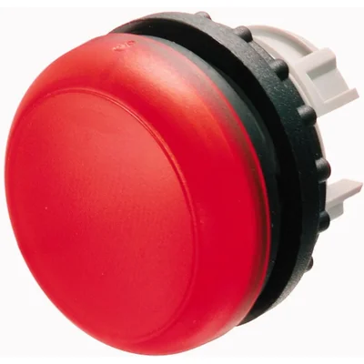 Flat signal lamp head, red, M22-L-R