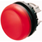 Flat signal lamp head, red, M22-L-R