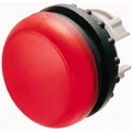 Flat signal lamp head, red, M22-L-R
