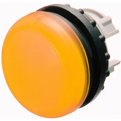 Flat signal lamp head, yellow, M22-L-Y