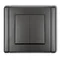 FLEXI Double stair switch (two buttons without pictograms) graphite