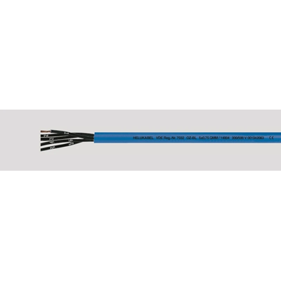 Flexibilní kabel 41x0,75 modrý pro výbušné zóny bez ochranného vodiče