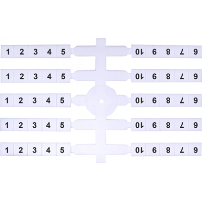 Flexibilní popisovač (20 x 10 ks) 1-10 (EO3)