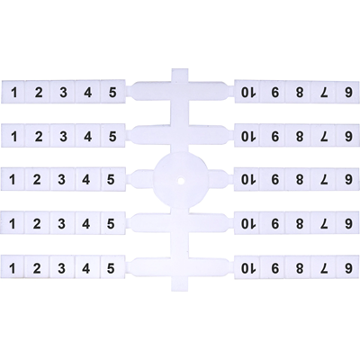 Flexibilní popisovač (20 x 10 ks) 1-10 (EO3)