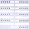 Flexibilní popisovač (4 x 50 ks.) 1-50 (EO4)\