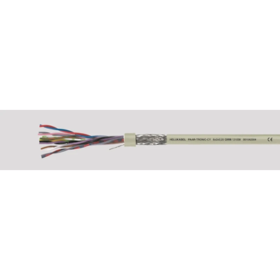 Flexible cable 2x1 colored shielded without a protective core