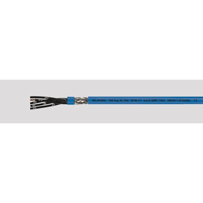 Flexible cable 7x0.75 blue for explosion zones without protective conductor 7 pairs