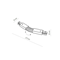 Flexible connector for 1F Zumaline busbars, black