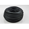 Flexible corrugated pipe 14/11 made of polyethylene (LDPE) black cut 50m