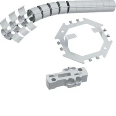 Flexible cover set with adapters and desk base, 800mm, anthracite