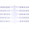 Flexible marker (10 x 20 pcs.) A-Z (without letter Q) (EO3)