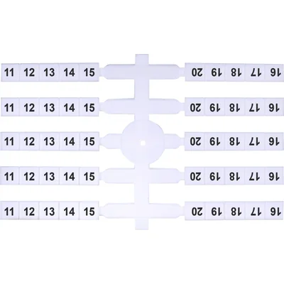 Flexible marker (20 x 10 pcs.) 11-20 (EO3)