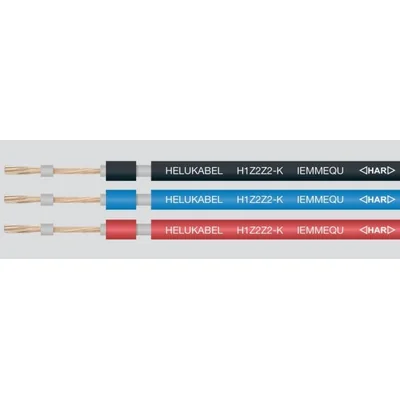 Flexible single-core cable H1Z2Z2-K 1x6mm2 red