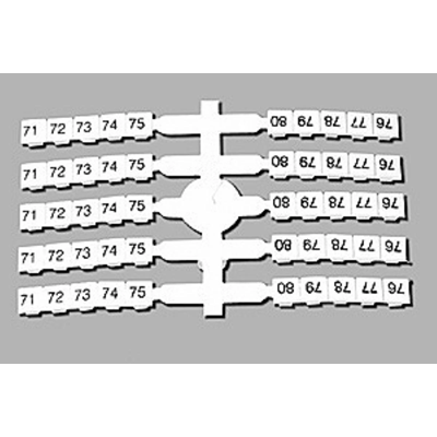 Flexibler Marker (200 Stück) ohne Druck (EO3)