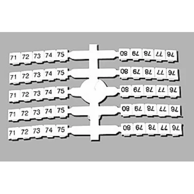 Flexibler Marker (4 x 50 Stk.) 51-100 (EO4)