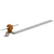 Fliesenhalter Universalriegel Länge 42 cm Höhe 3,5 cm feuerverzinkte Bronze