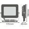 FLOOD COMPACT V 50W 865 SYM 100 black floodlight