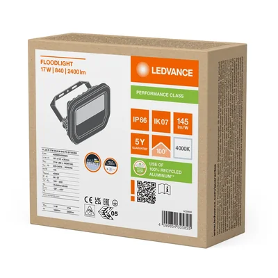 FLOODLIGHT 20 17W 2K4LM 840 PS SY100 BK světlomet