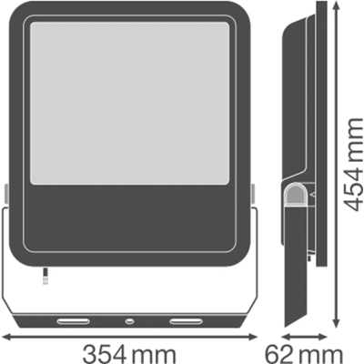 FLOODLIGHT 200 W LED floodlight 200W 25000lm 4000K NW IP65 black