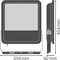 FLOODLIGHT 200W LED světlomet 200W 22000lm 3000K WW IP65 černý