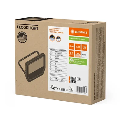 FLOODLIGHT 50 41W 6KLM 840 PS SY100 BK Flutlicht