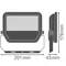 FLOODLIGHT 50 41W 6KLM 840 PS SY100 BK Proiettore