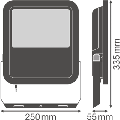 FLOODLIGHT 80 W LED světlomet 80W 10000lm 4000K NW IP65 černý