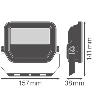 Floodlight FLOODLIGHT 20 17W 2K4LM 840 PS SY100 BK