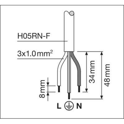 FLOODLIGHT SENSOR 10 W LED floodlight 10W 1100lm 3000K WW IP65 white