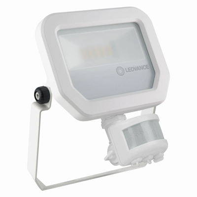 FLOODLIGHT SENSOR 10 W LED Fluter 10W 1100lm 3000K WW IP65 weiß