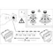 FLOODLIGHT SENSOR 50 W LED floodlight 50W 5500lm 3000K WW IP65 black