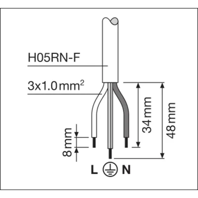 FLOODLIGHT SENSOR 50 W LED floodlight 50W 5500lm 3000K WW IP65 black