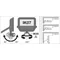 FLOODLIGHT SENSOR 50 W Naświetlacz LED 50W 5500lm 3000K WW IP65 czarny