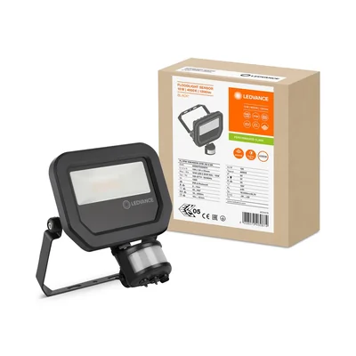 FLOODLIGHT SENZOR 10W LED světlomet 10W 1200lm 4000K NW IP65 černý