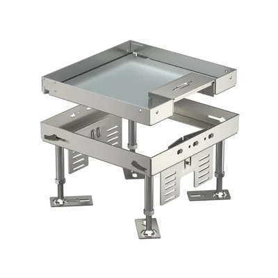 Floor cassette with cable outlet, steel RKSN2 4 VS 20