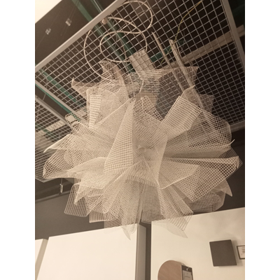 FLUO Hanging white display lamp