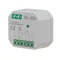 Flush-mounted bistable relay for illuminated buttons with inrush relay
