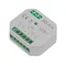 Flush-mounted bistable relay, two independent control circuits