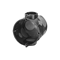 Flush-mounted box combined with puncture membranes E107-2K fi60mm deep black